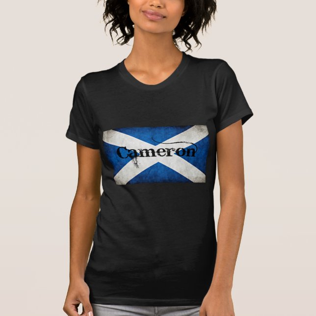 cameron grunge flagga t-shirt (Framsida)