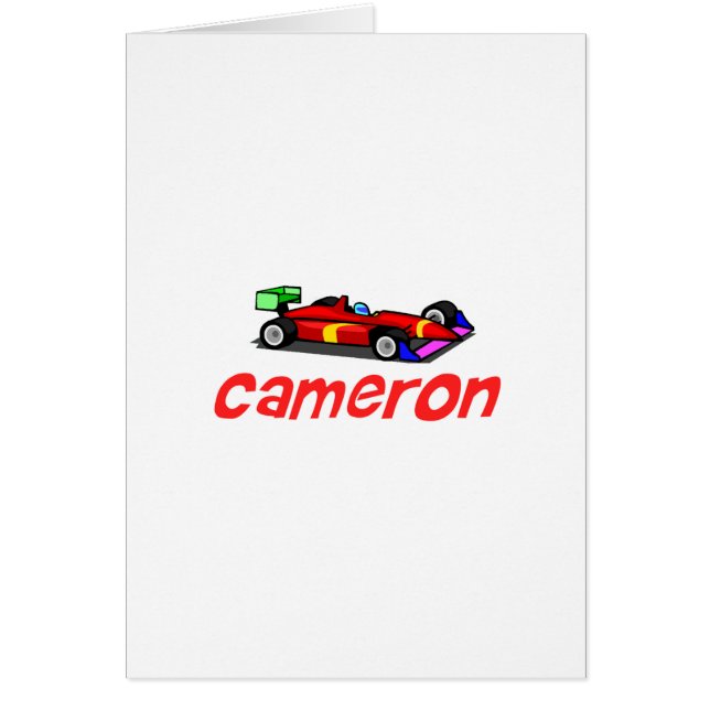 Cameron Hälsningskort (Framsidan)
