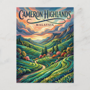 Cameron Highlands Malaysia Vykort