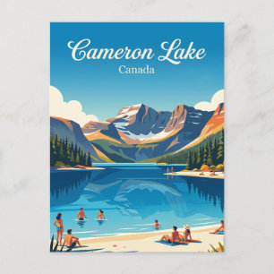Cameron Lake Kanada Vykort