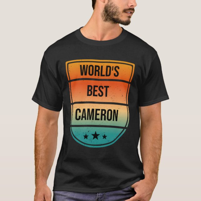 Cameron Namn T Shirt (Framsida)