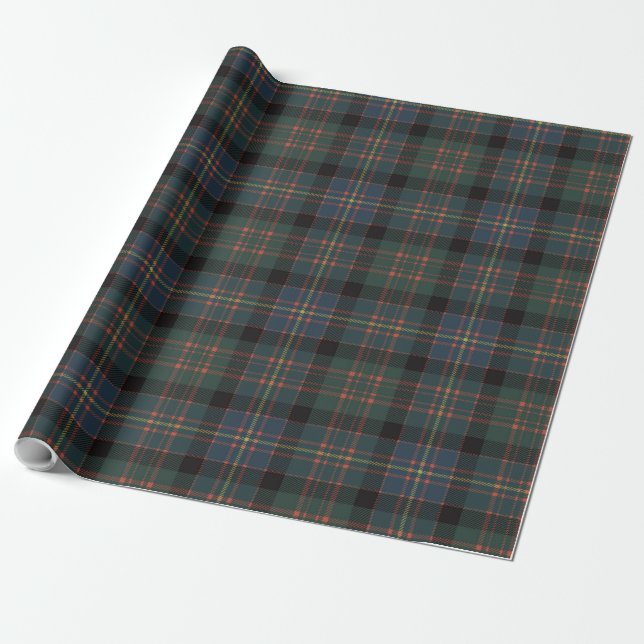 Cameron of Erracht Ancient Scottish Tartan Play Presentpapper (Utrullad)
