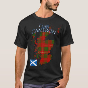 Cameron Scottish Klan Tartan Scotland T Shirt