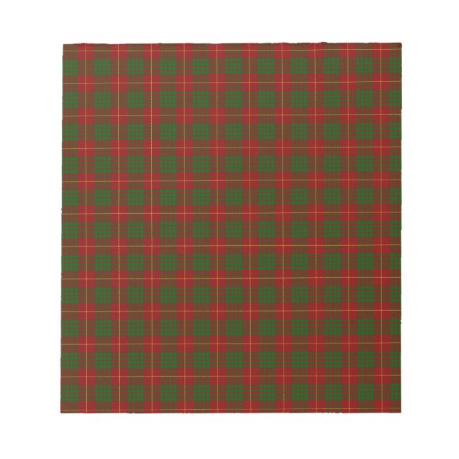 Cameron Tartan Anteckningsblock (Framsida)