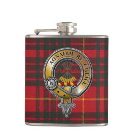 Cameron Tartan & Badge Fickplunta