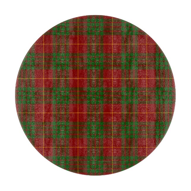Cameron tartan Red grönt plaid (Framsidan)