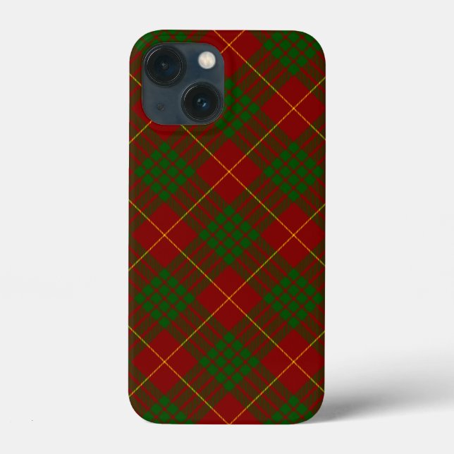 Cameron tartan Red grönt plaid (Baksida)
