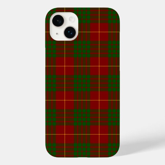 Cameron tartan Red grönt plaid (Baksida)