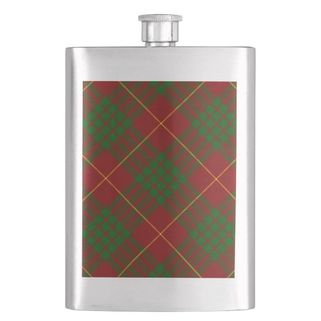 Cameron tartan Red grönt plaid Fickplunta (Framsidan)