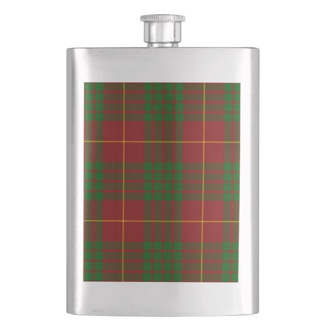 Cameron tartan Red grönt plaid Fickplunta (Framsidan)
