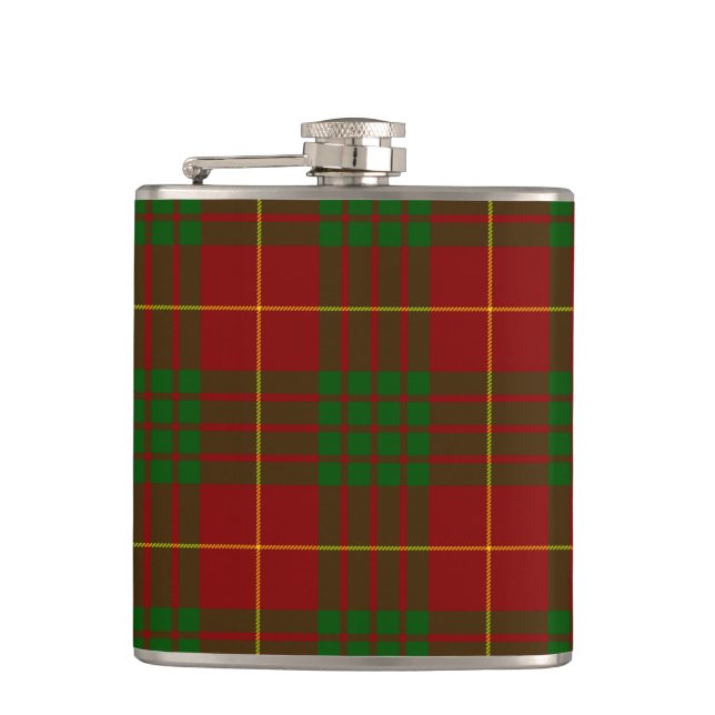 Cameron tartan Red grönt plaid Fickplunta (Framsidan)