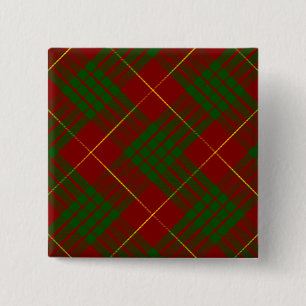 Cameron tartan Red grönt plaid Knapp