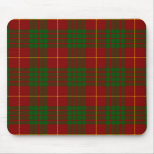 Cameron tartan Red grönt plaid Musmatta