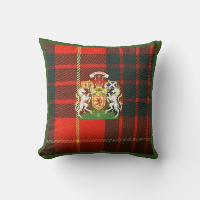 CAMERON TARTAN & SCOTS KUNGLIG APPARAT KUDDE (Framsida)