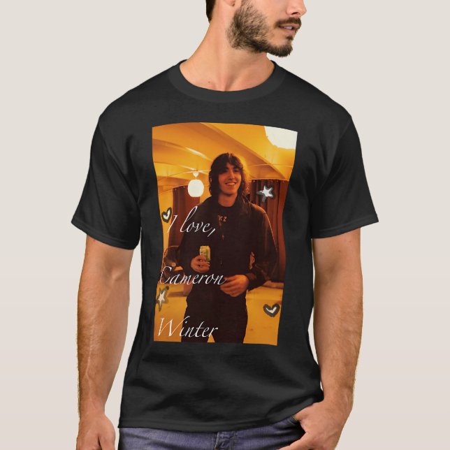 Cameron vinter ily t shirt (Framsida)