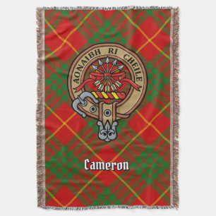 Cameronklanens vapen över tartan filt