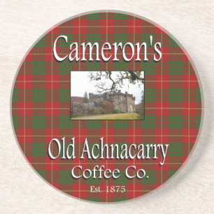 Camerons gamla Achnacarry Coffee Co. Underlägg Sandsten