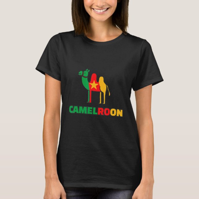 Cameroon Camel Pun T Shirt (Framsida)