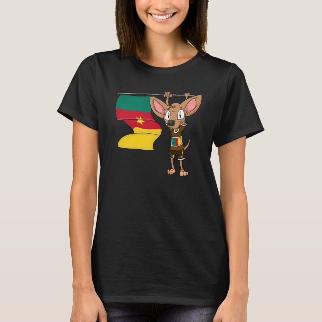 Cameroon Chihuahua T Shirt (Framsida)