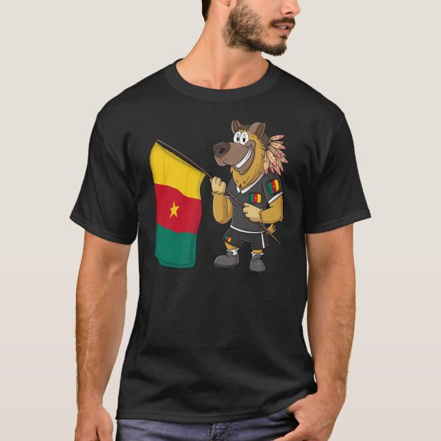 Cameroon Rasta Hund T Shirt (Framsida)