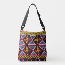 Cameroon Toghu Mönster Crossbody Bag Axelväska