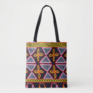 Cameroon Toghu Mönster Tote Bag Tygkasse