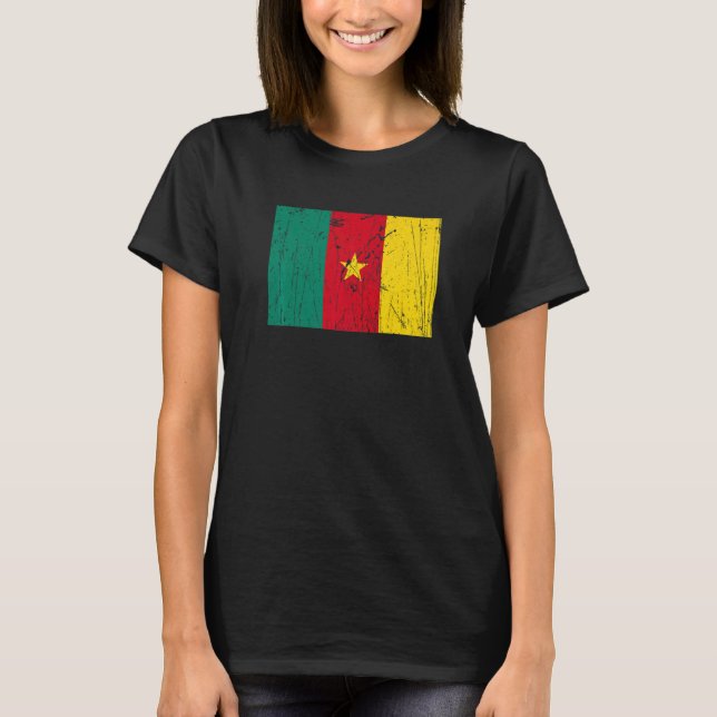 Cameroonian Cameroon Flag Pride Cameroonian Flag T Shirt (Framsida)