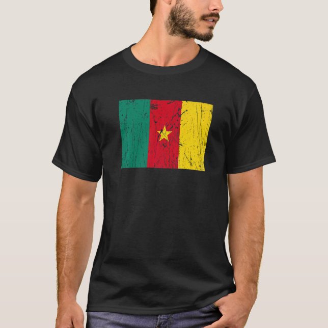 Cameroonian Cameroon Flag Pride Cameroonian Flag T Shirt (Framsida)