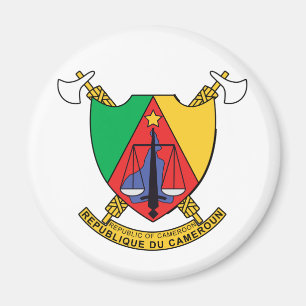 Cameroun Kamerunvapensköld Magnet