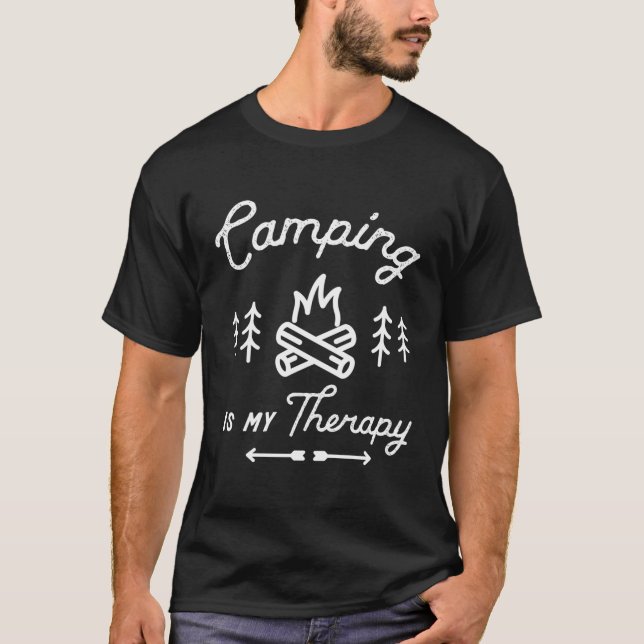 Camg är min terapiresenär t shirt (Framsida)