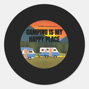 Camg Caravan Camper Motorhome Caravan Tält Runt Klistermärke