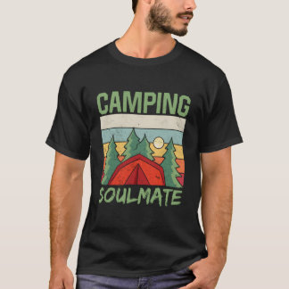 Camg Soulmate Camp Campfire Camper Campingplats T Shirt