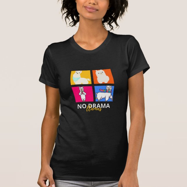 Camicia Lama, Regalo Lama, T-shirt carina da lama  (Framsida)
