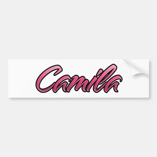 Camila faded rosa Aufkleber Sticker Bildekal (Framsidan)