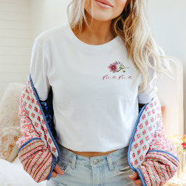 CAMILLA Boho Wildbloms Mamma Birthday T Shirt