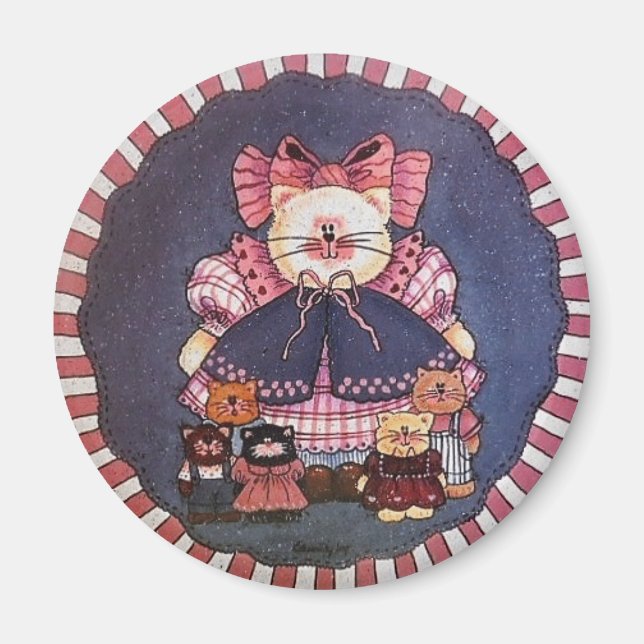 Camilla Kattunge Magnet (Framsidan)
