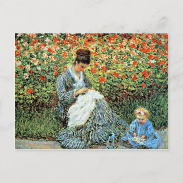 Camille Monet & Child Mors dag Vykort (Framsida)
