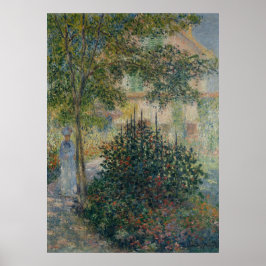 Camille Monet i Garden Argenteuil Poster