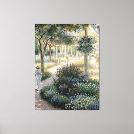 Camille Monet i Garden i Argentina Canvastryck