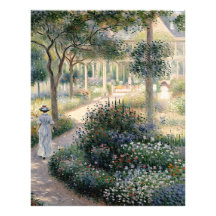 Camille Monet i Garden i Argentina