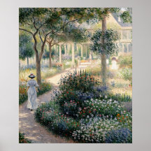 Camille Monet i Garden i Argentina