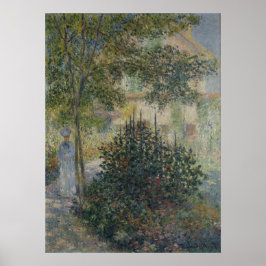 Camille Monet i Garden Poster