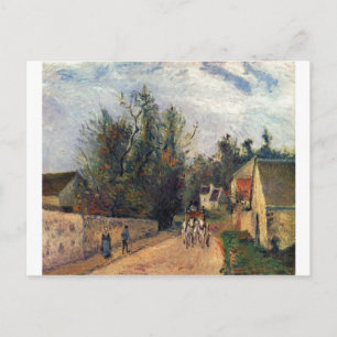 Camille Pissaro - Coach, Emery 1877 Hästolja Vykort