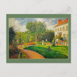 Camille Pissaro Garden of Les Maturins Fine Art Vykort