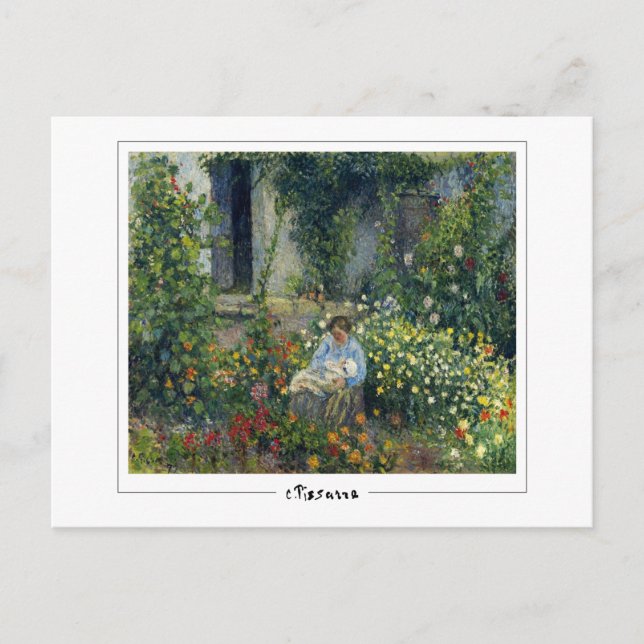 Camille Pissarro #129-2 - Finkonstkort Vykort (Framsida)