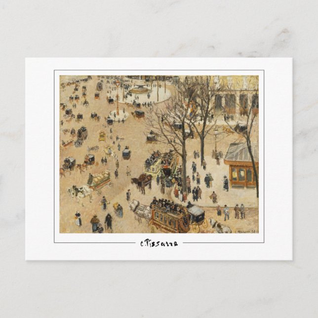 Camille Pissarro #15-2 - Finkonst Postkort Vykort (Framsida)