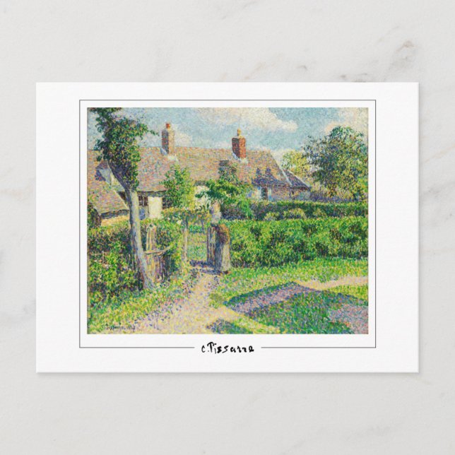 Camille Pissarro #17 - vykort för konstföremål (Framsida)