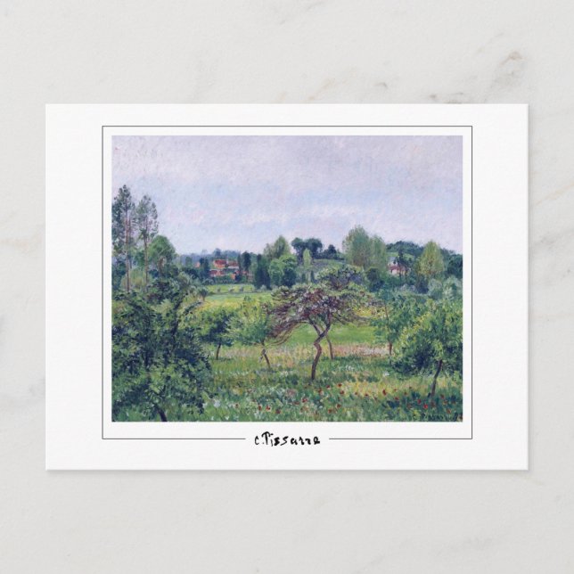 Camille Pissarro #20 - Finkonstkort Vykort (Framsida)