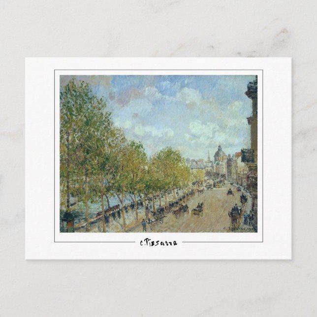 Camille Pissarro #216-2 - vykort för konst (Framsida)