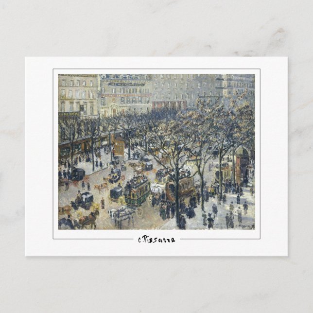 Camille Pissarro #256 - Finkonst Postkort Vykort (Framsida)